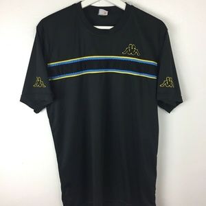 Kappa Fit Storm Jersey Sz XXL 2XL Black Soccer